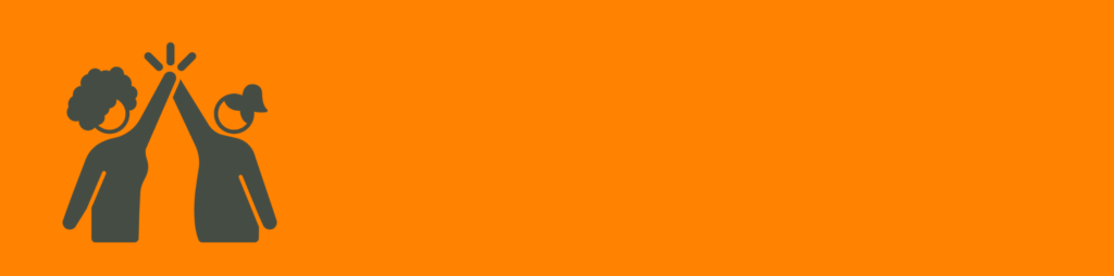 Logo for PERC Interns on a UT orange background